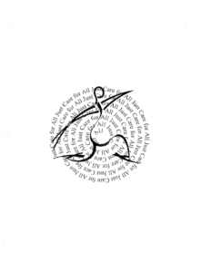 20-10-08, jcfa, #18, Strive to Thrive, B&W Line Drwg