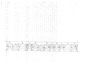 20-10-12, #28, Paper Dolls & States Border-Divider, SC to GST, B&W